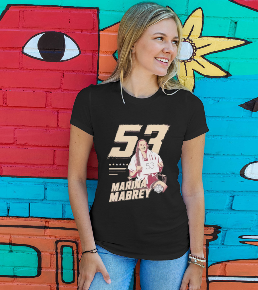 Marina Mabrey 53 Notre Dame Fighting Irish Basketball T-Shirt