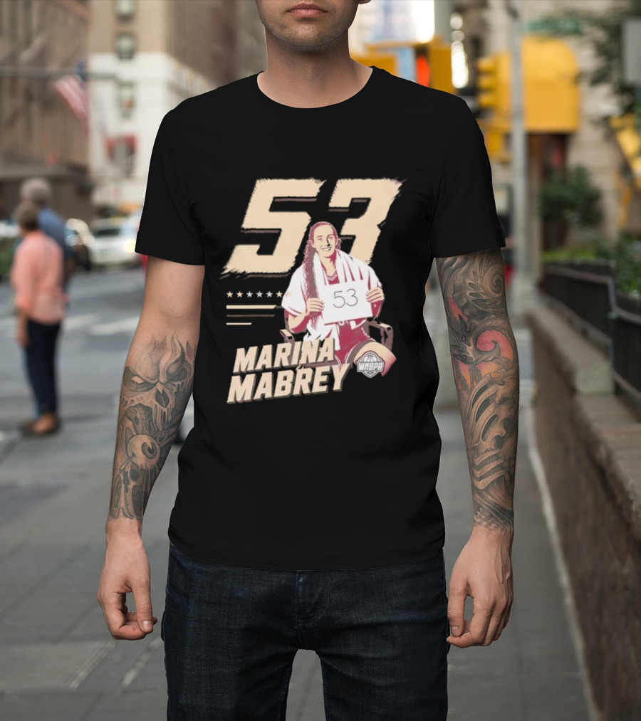 Marina Mabrey 53 Notre Dame Fighting Irish Basketball T-Shirt