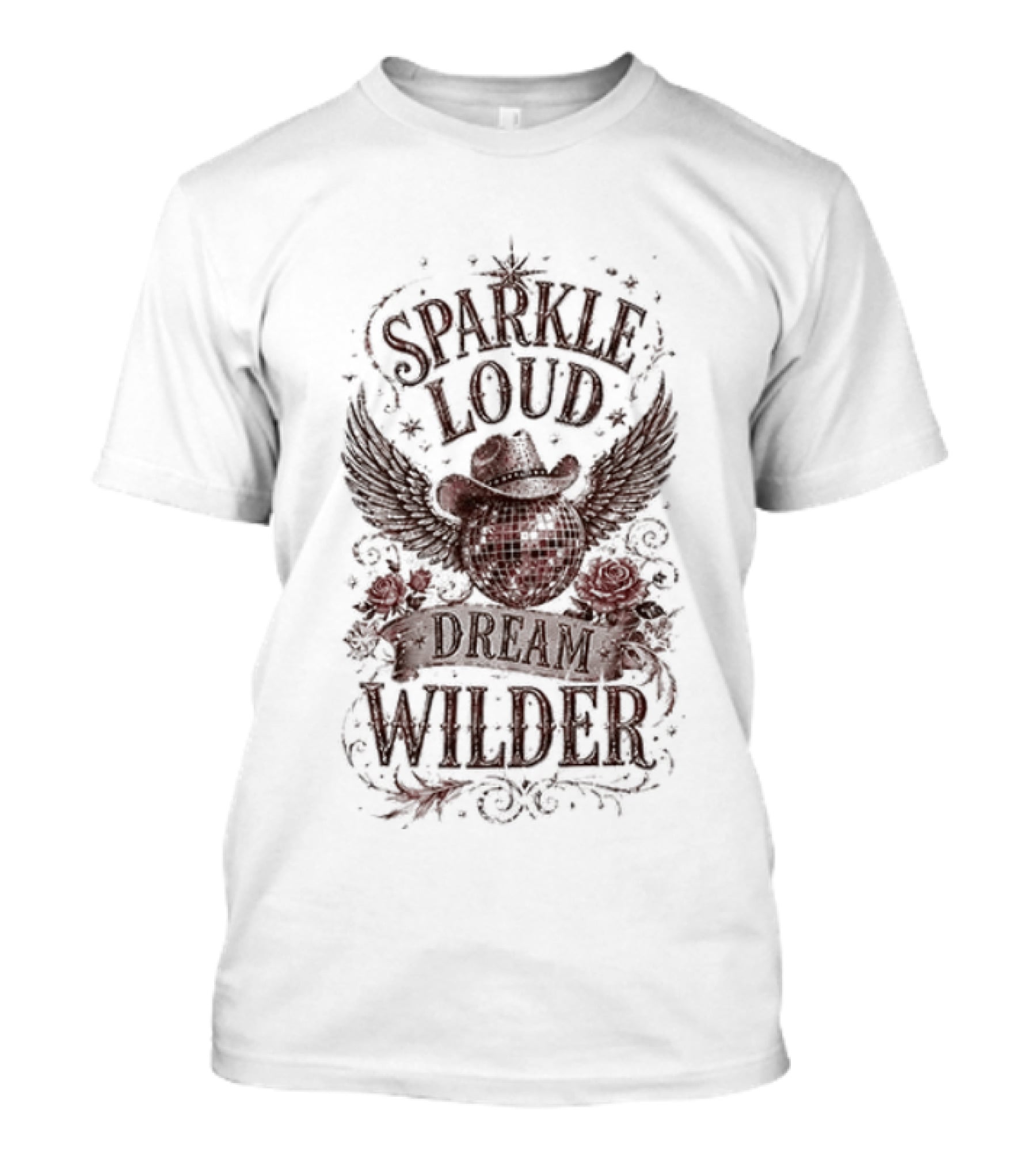Dolly Parton Sparkle Loud Dream Wilder Vintage Western T-Shirt