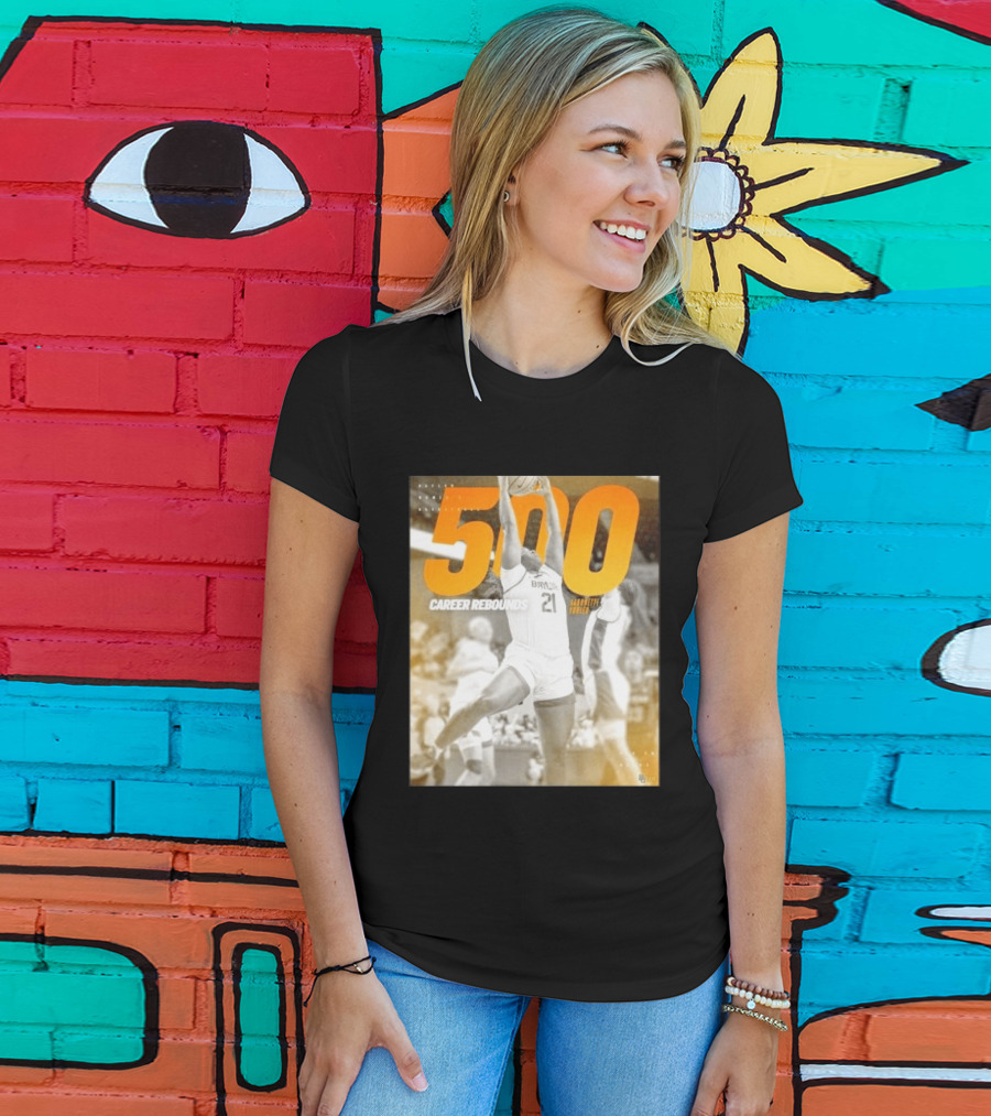 Baylor Bears Aaronette Vonleh 500 Career Rebounds T-Shirt
