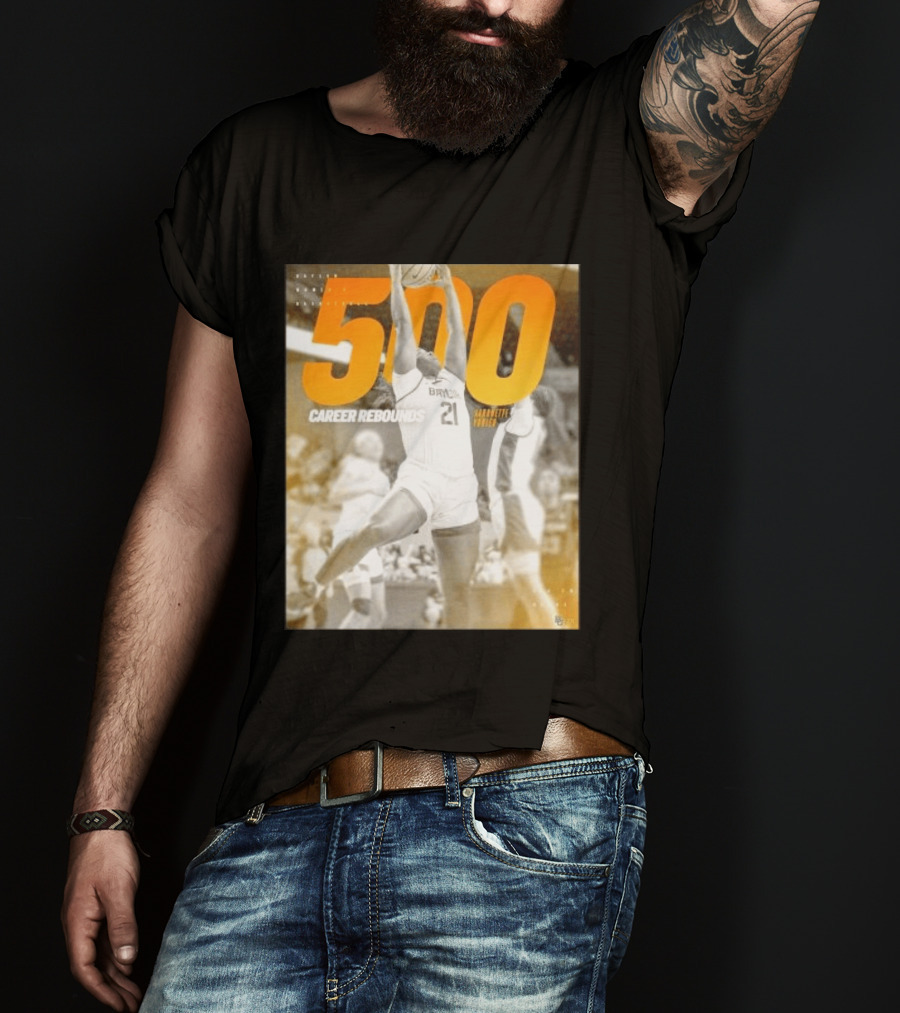 Baylor Bears Aaronette Vonleh 500 Career Rebounds T-Shirt