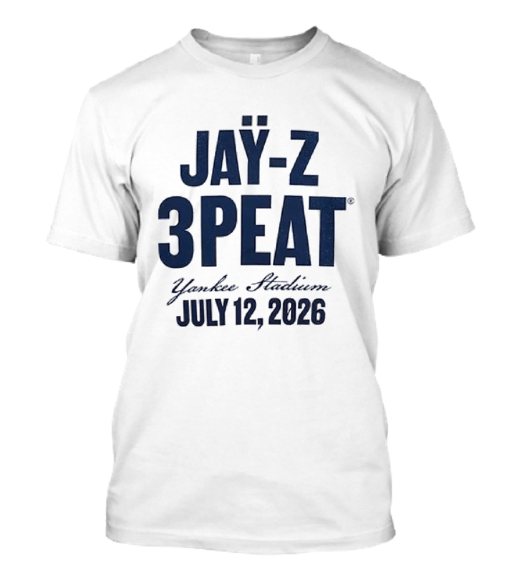 JAY Z 3PEAT Yankee Stadium July 12 2026 T-Shirt