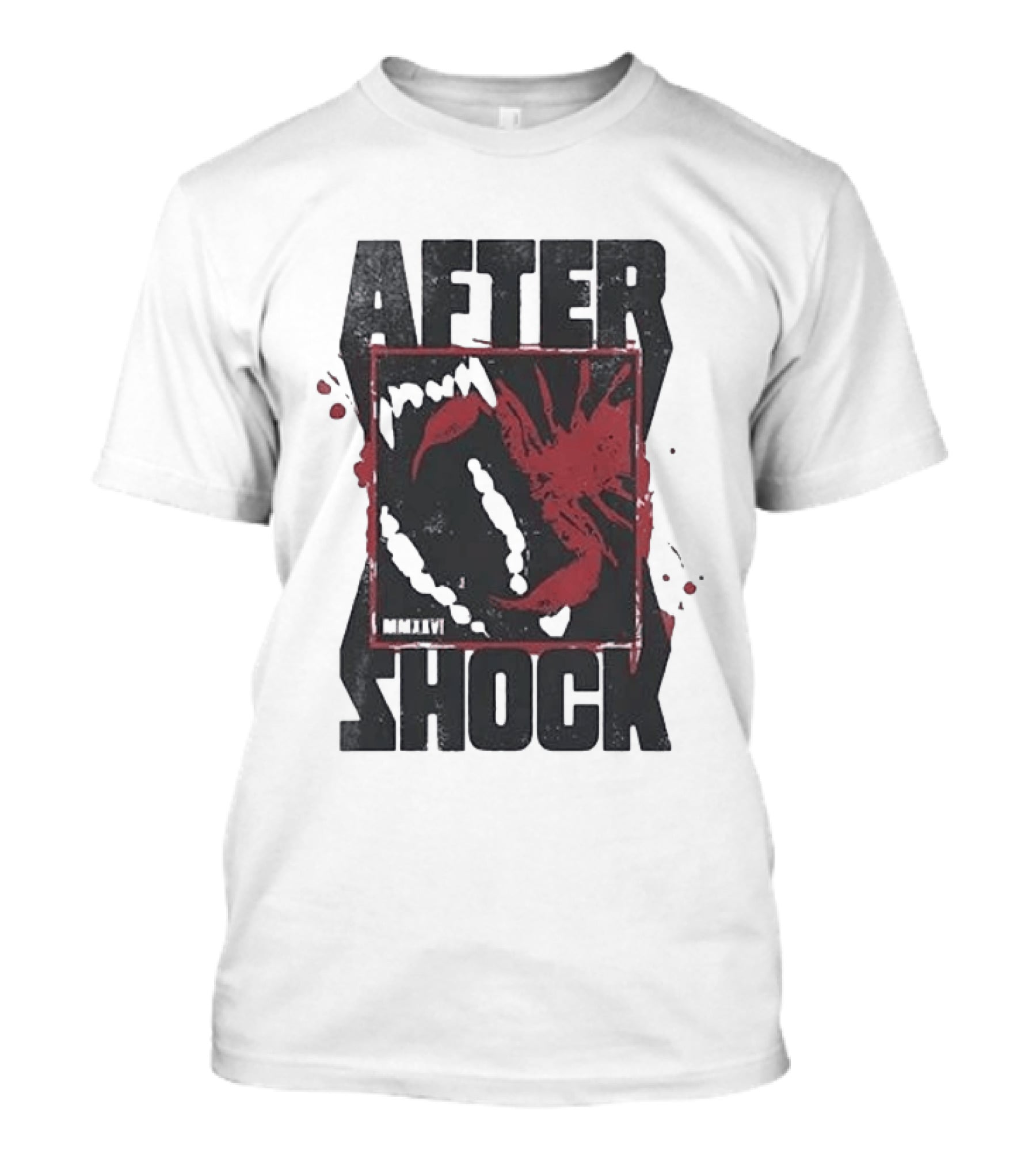 Aftershock Louder Than Life Stinging Lineup Red Splatter T-Shirt
