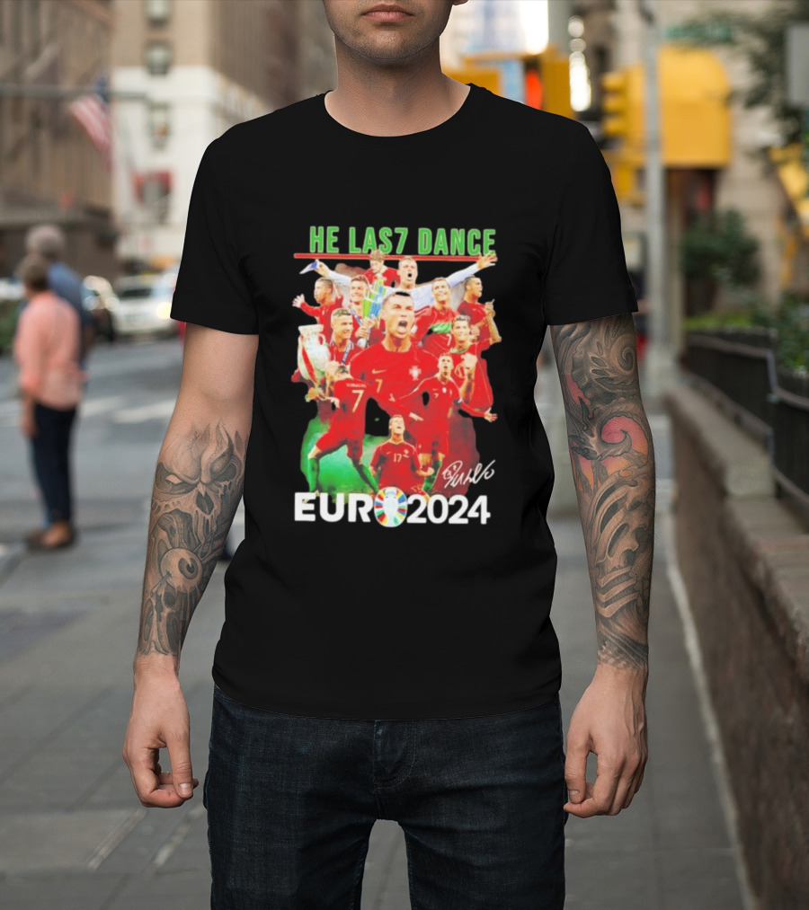 Cristiano Ronaldo He Las7 Dance Euro 2024 T-Shirt