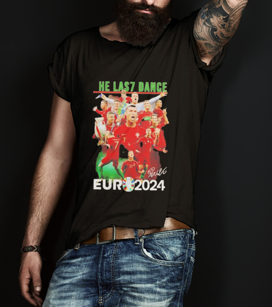 Cristiano Ronaldo He Las7 Dance Euro 2024 T-Shirt