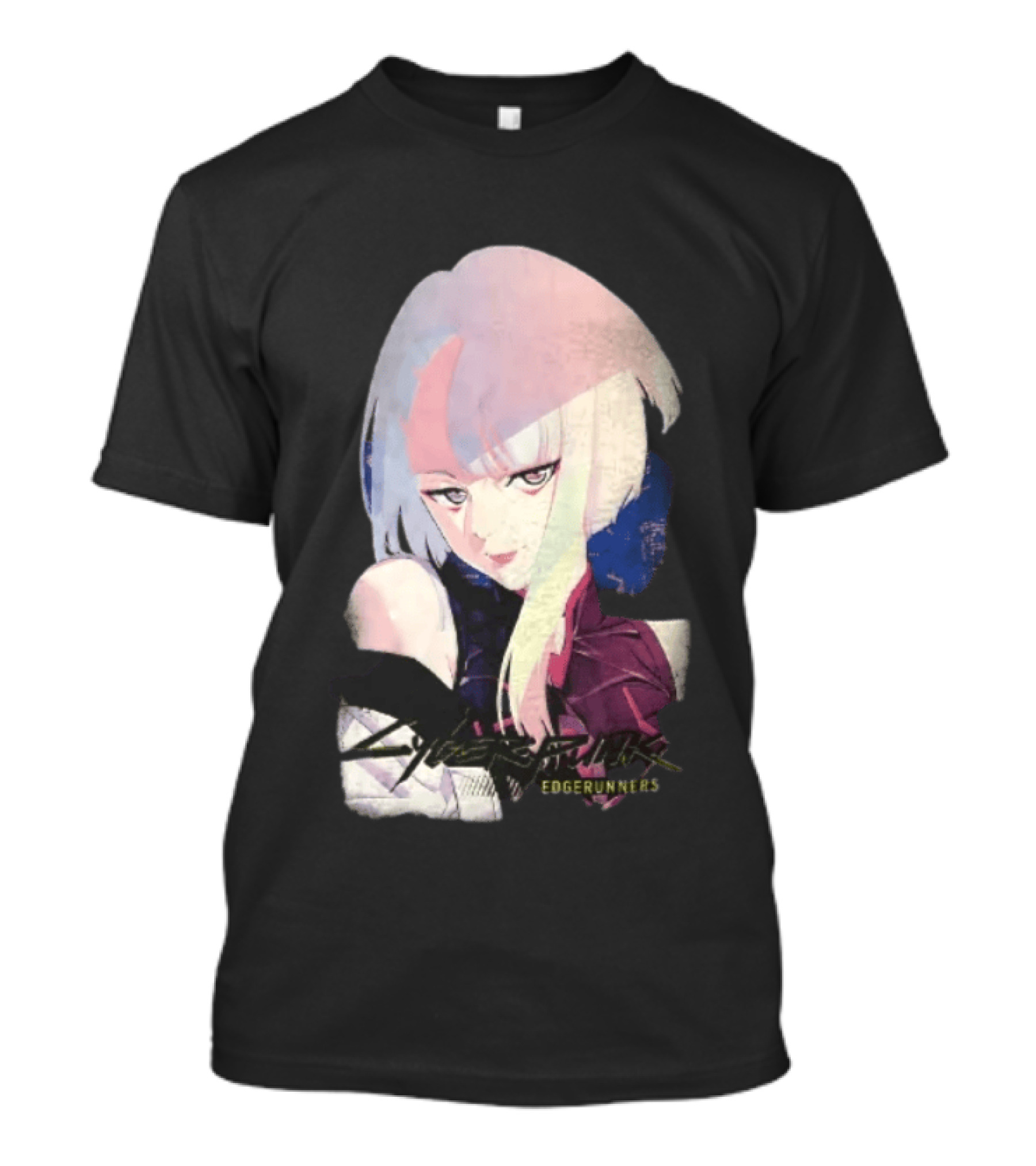 Cyberpunk Edgerunners Lucyna Kushinada Colorful Anime T-Shirt