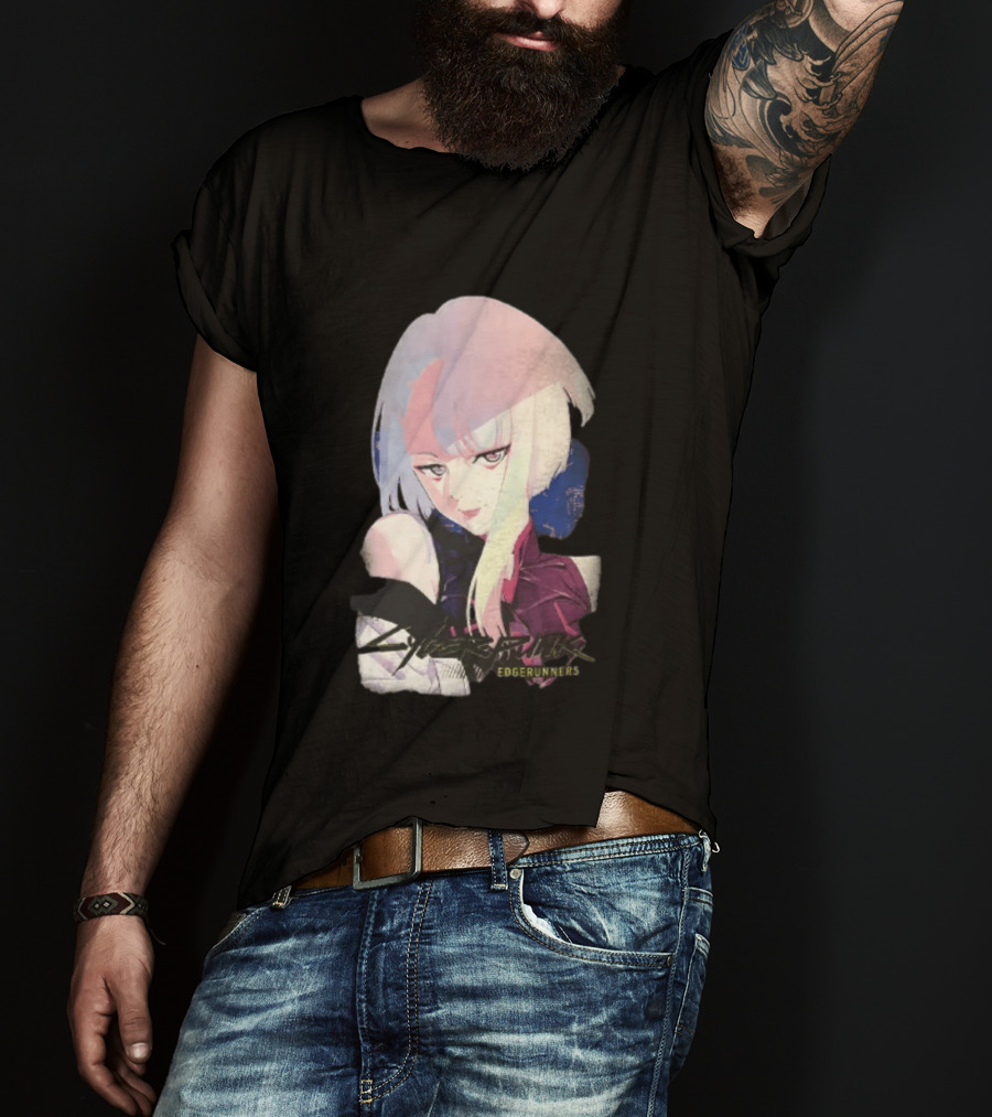 Cyberpunk Edgerunners Lucyna Kushinada Colorful Anime T-Shirt