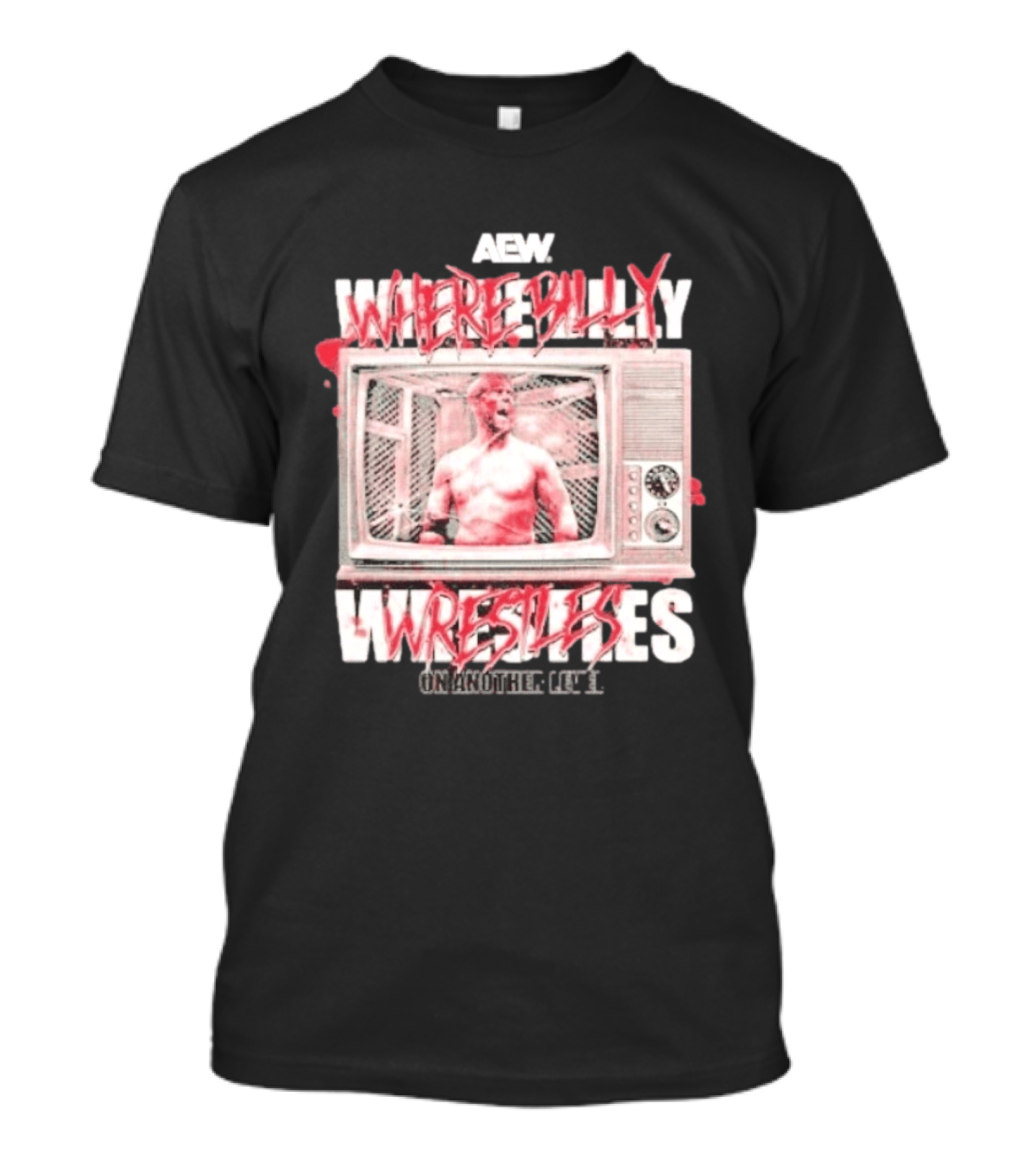 AEW Where Billy Wrestles TV Cage Match T-Shirt