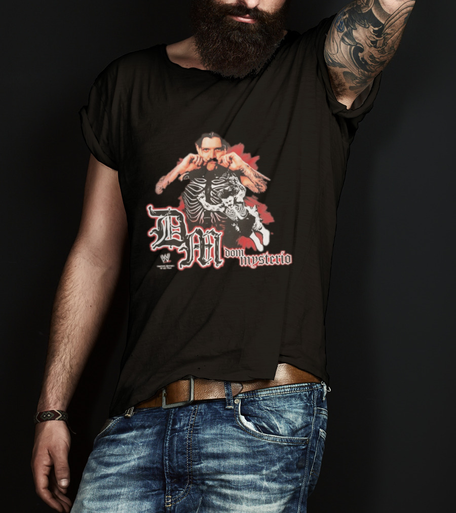 DM Dom Mysterio WWE Skeleton T-Shirt
