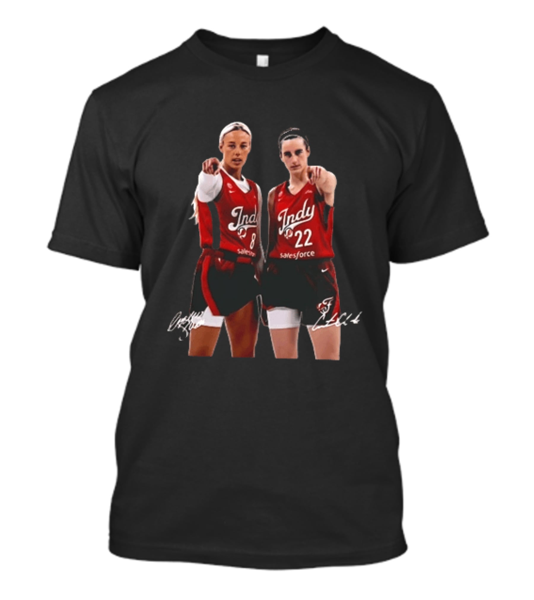 Indy Basketball Players 8 And 22 With Signatures SalesForce T-Shirt