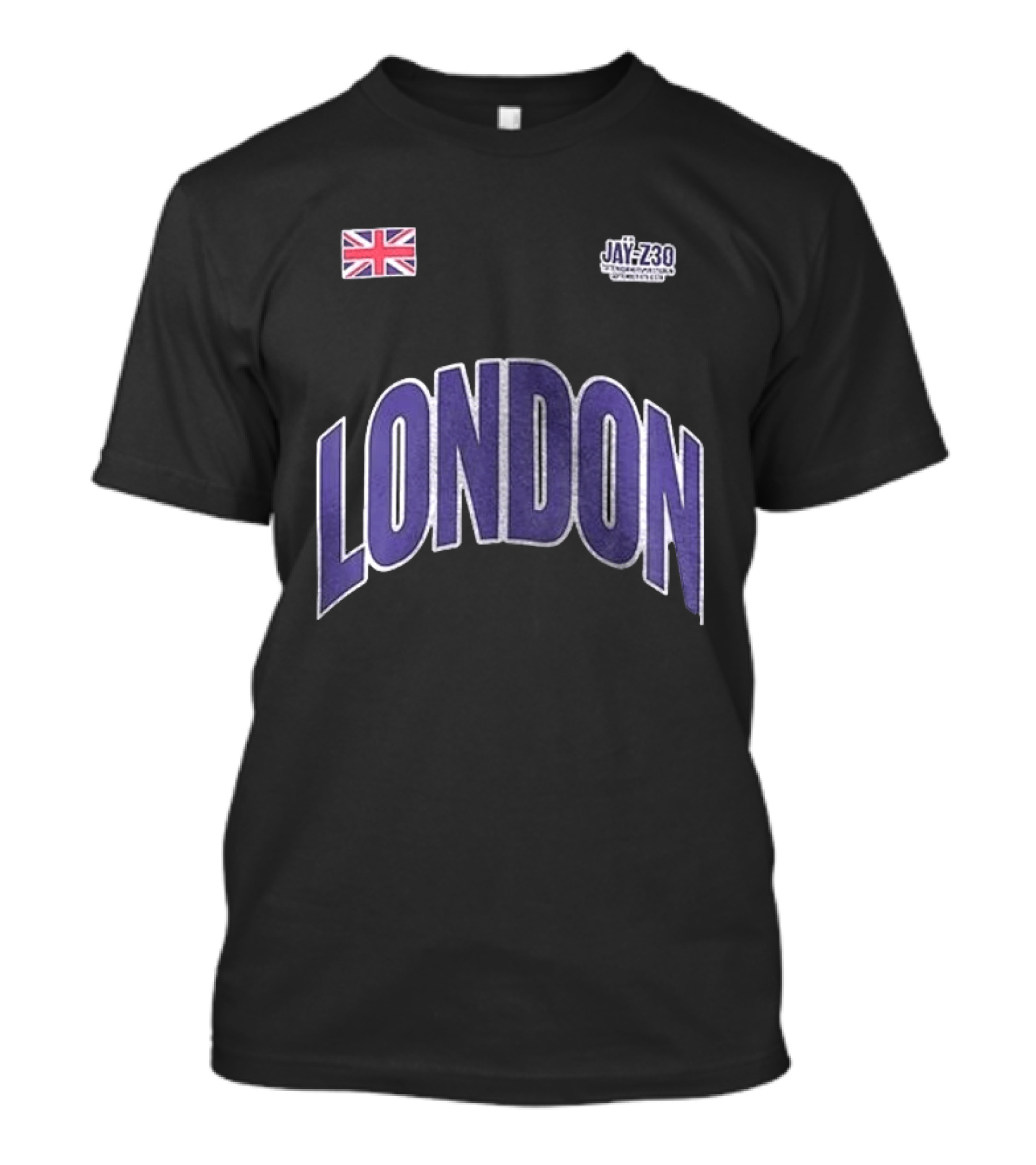 Jay Z London Pop Up Tottenham Hotspur Stadium Name And Number With Union Jack Flag T-Shirt