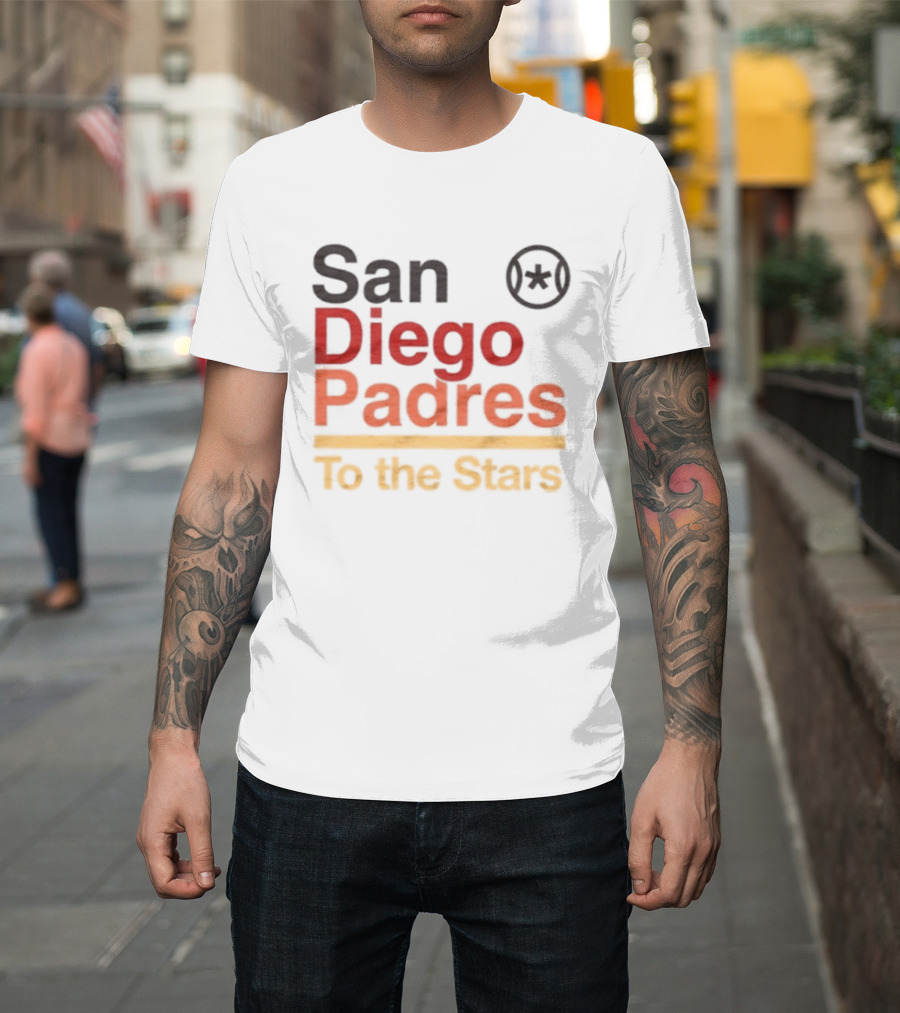 San Diego Padres To The Stars TTS X Homage Classic Ash T-Shirt