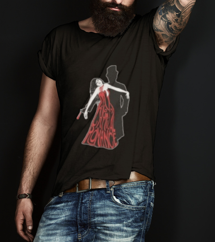 Nostalgia Gland Store Shhh My Chemical Romance Red Dress Shadow T-Shirt