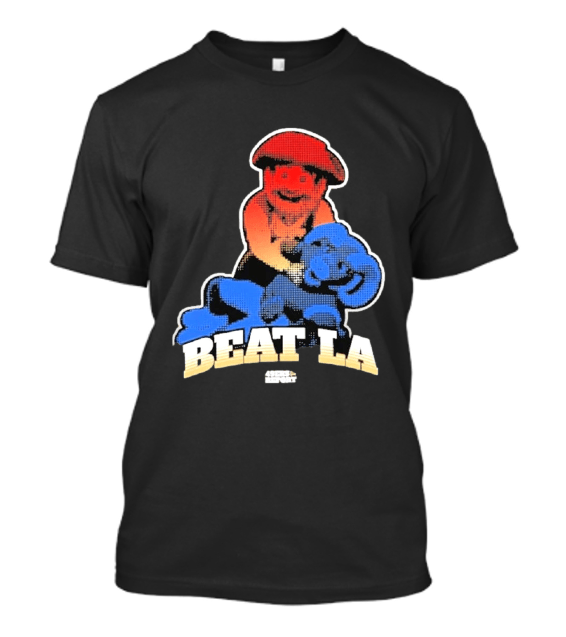 San Francisco 49ers Beat LA Rams Retro Style Football Rivalry T-Shirt
