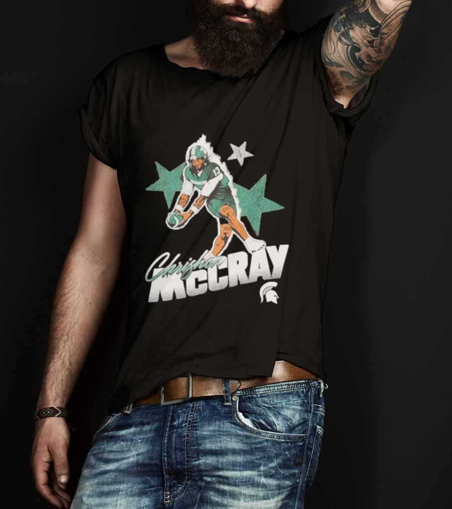 Chrishon McCray Stars Michigan State Spartans Football T-Shirt