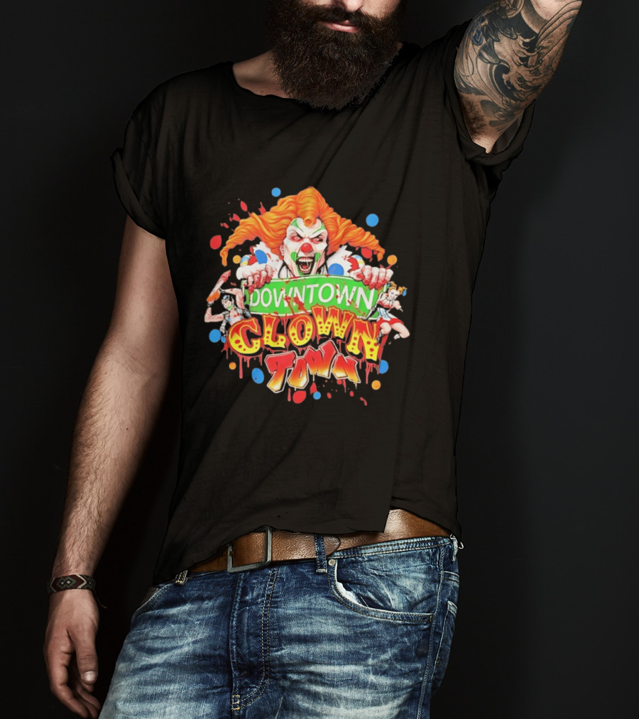 Downtown Clown Town Joker Harley T-Shirt