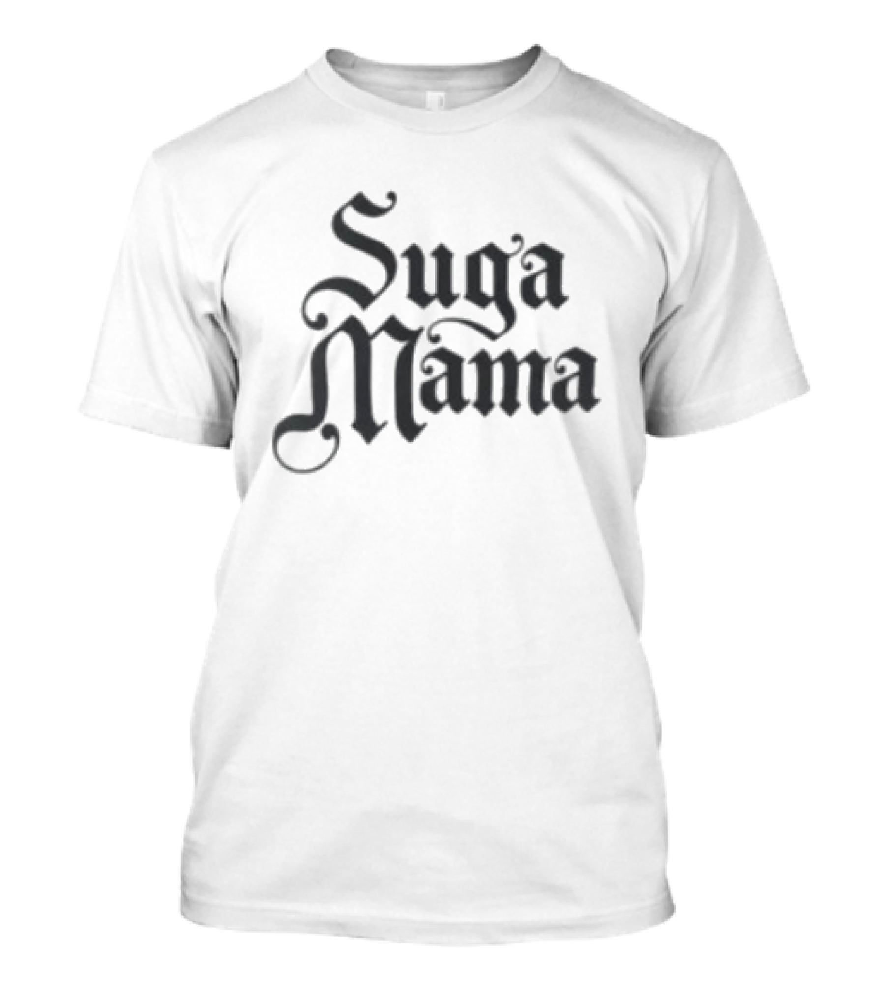 Beyonce Store Suga Mama Cropped Bold Gothic T-Shirt
