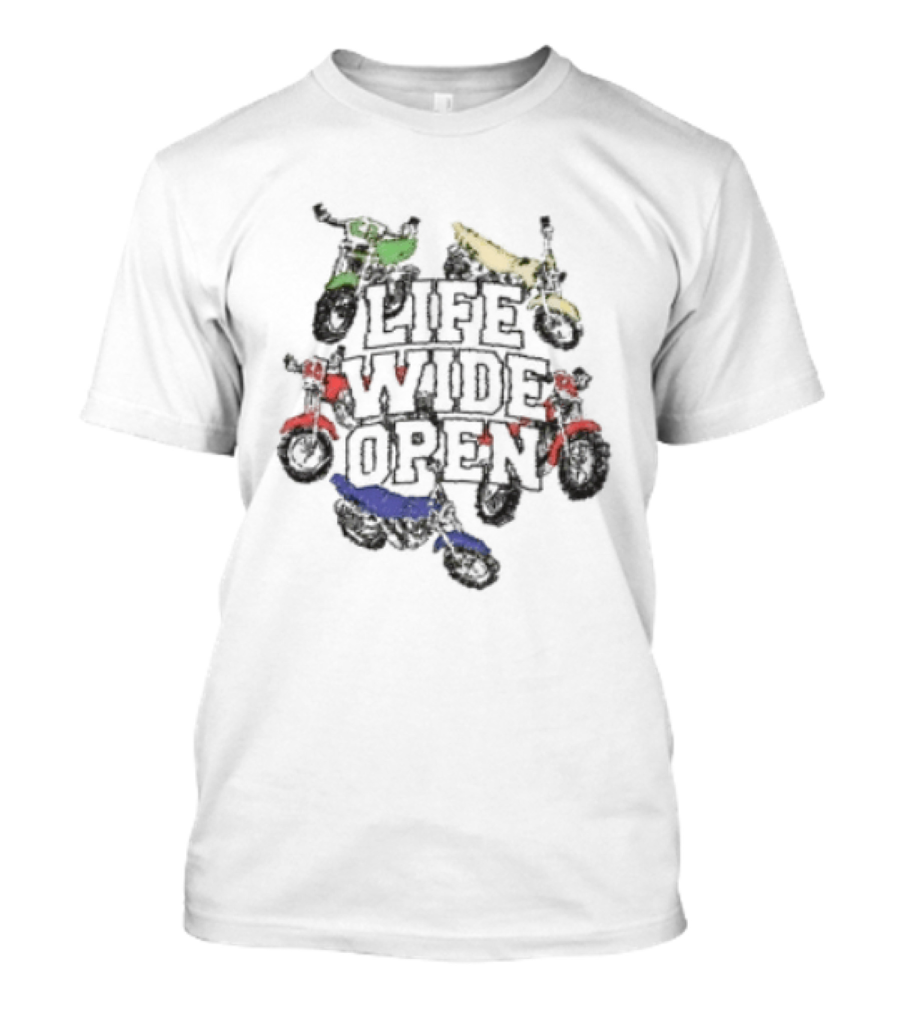 Cboystv Youth Life Wide Open Bikes T-Shirt