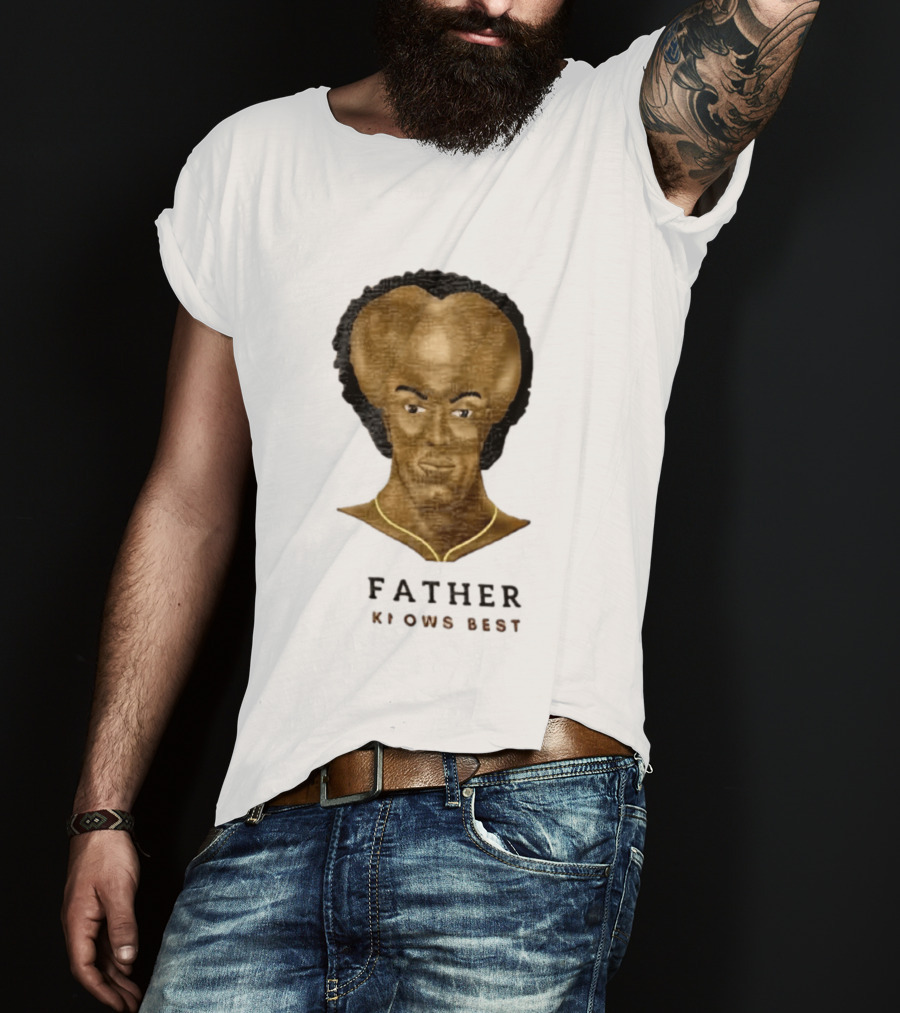 Father Knows Best Yakub Large Heart Shaped Brain T-Shirt