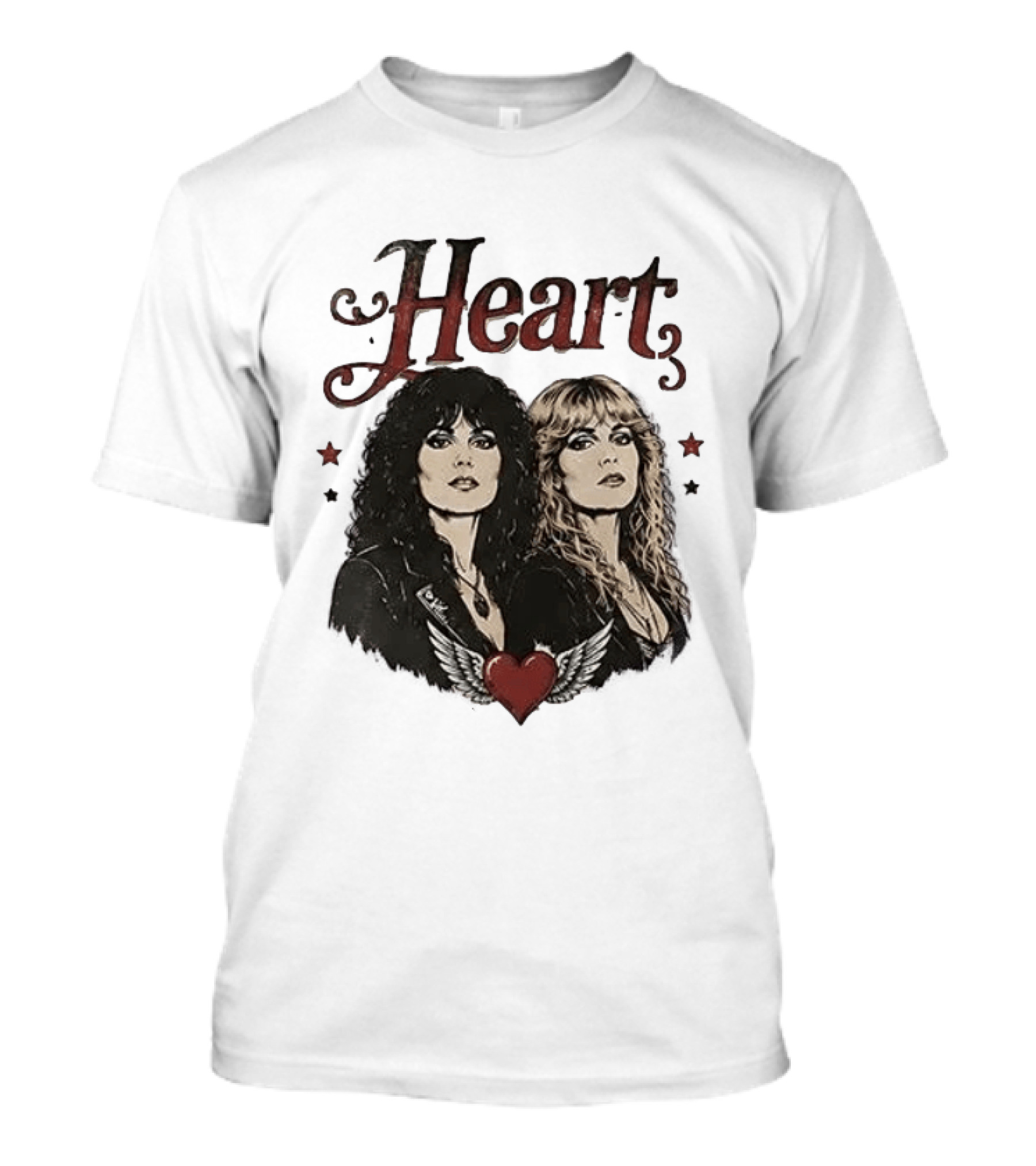 Heart Band Sing Loud Love Wild With Iconic Duo T-Shirt