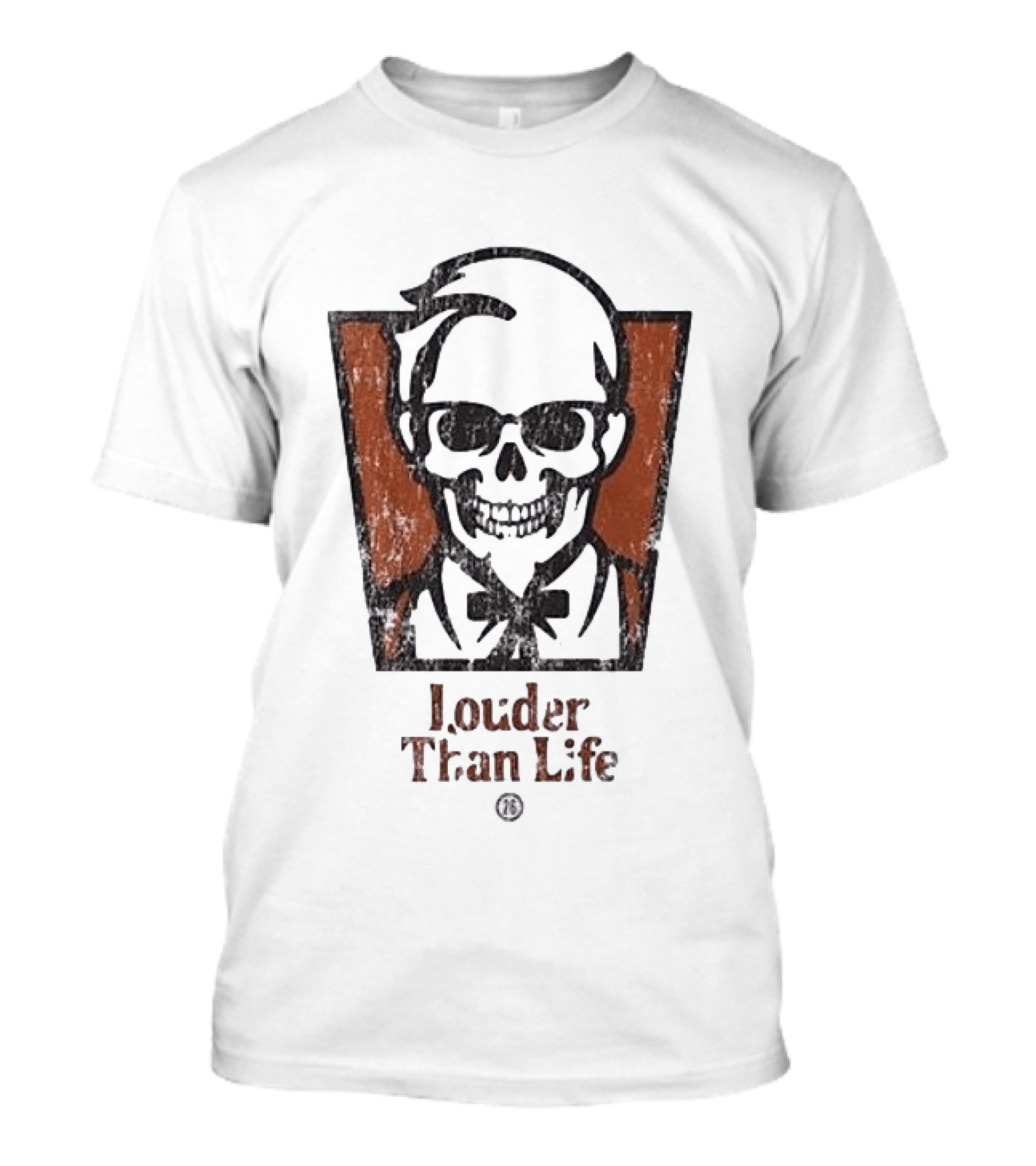 Louder Than Life Skull Colonel KFC T-Shirt