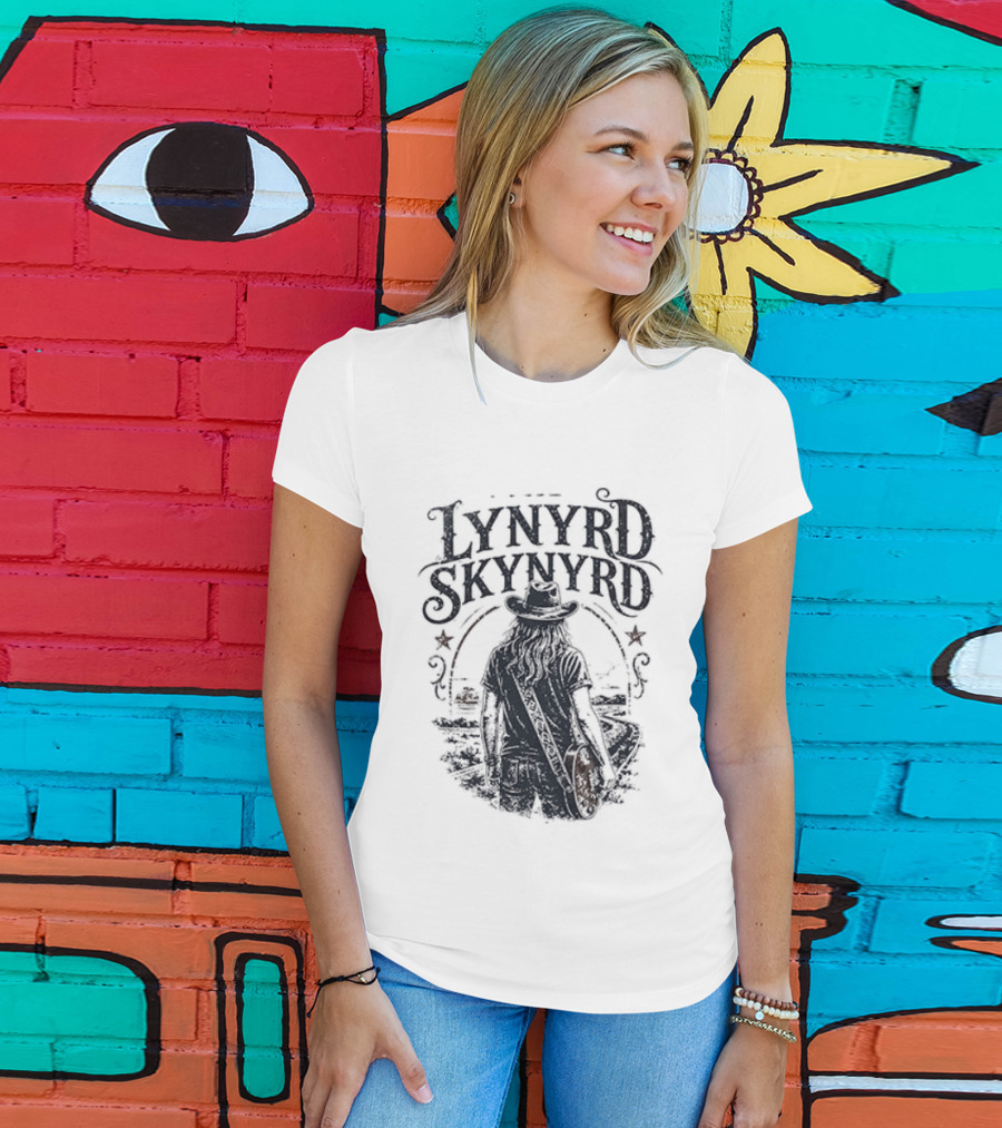 Lynyrd Skynyrd Southern Roads Free Soul Vintage Style Cowboy T-Shirt
