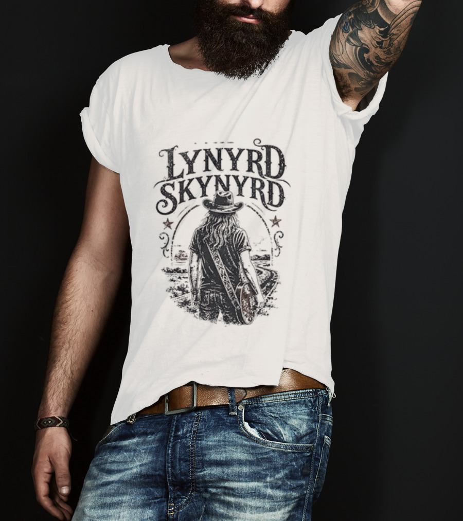 Lynyrd Skynyrd Southern Roads Free Soul Vintage Style Cowboy T-Shirt
