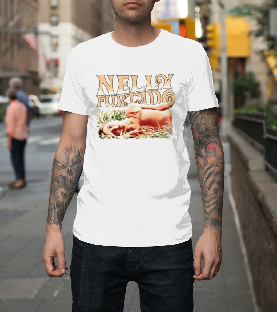 Nelly Furtado Woah Nelly Album Cover Image T-Shirt