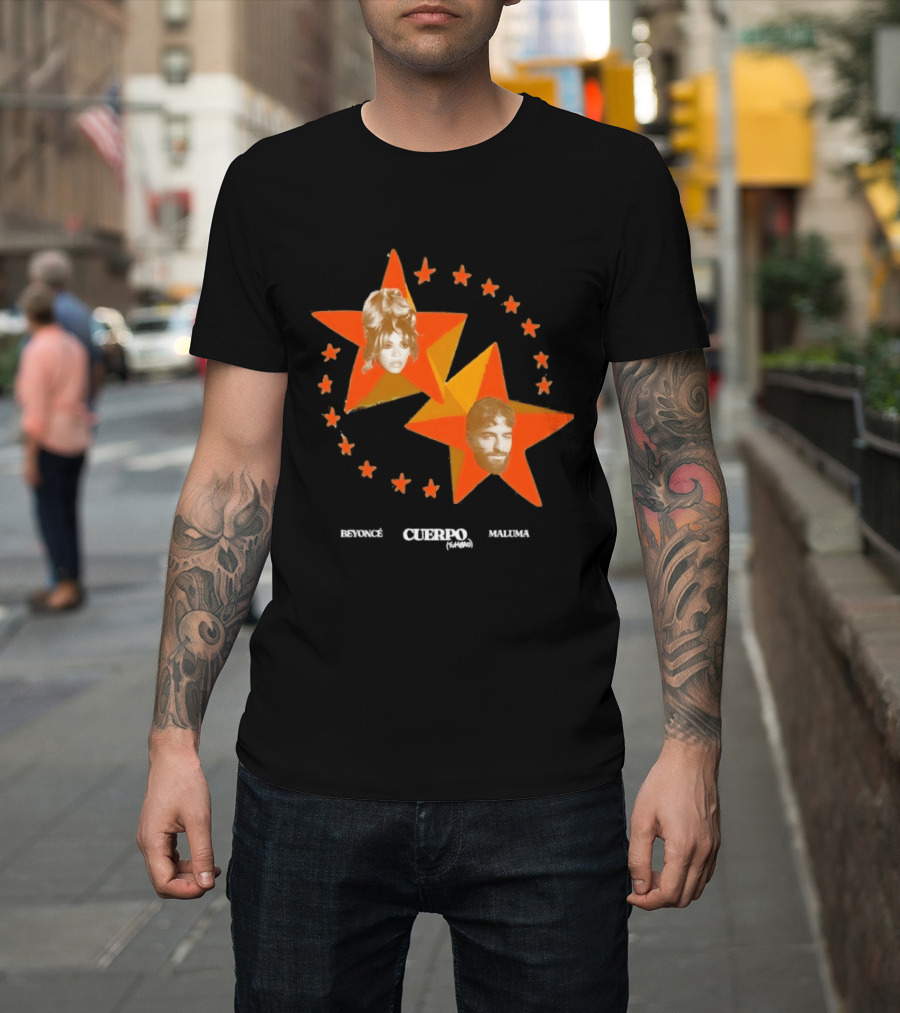 Beyoncé Maluma Cuerpo Tumbao Latin Pop Starry T-Shirt