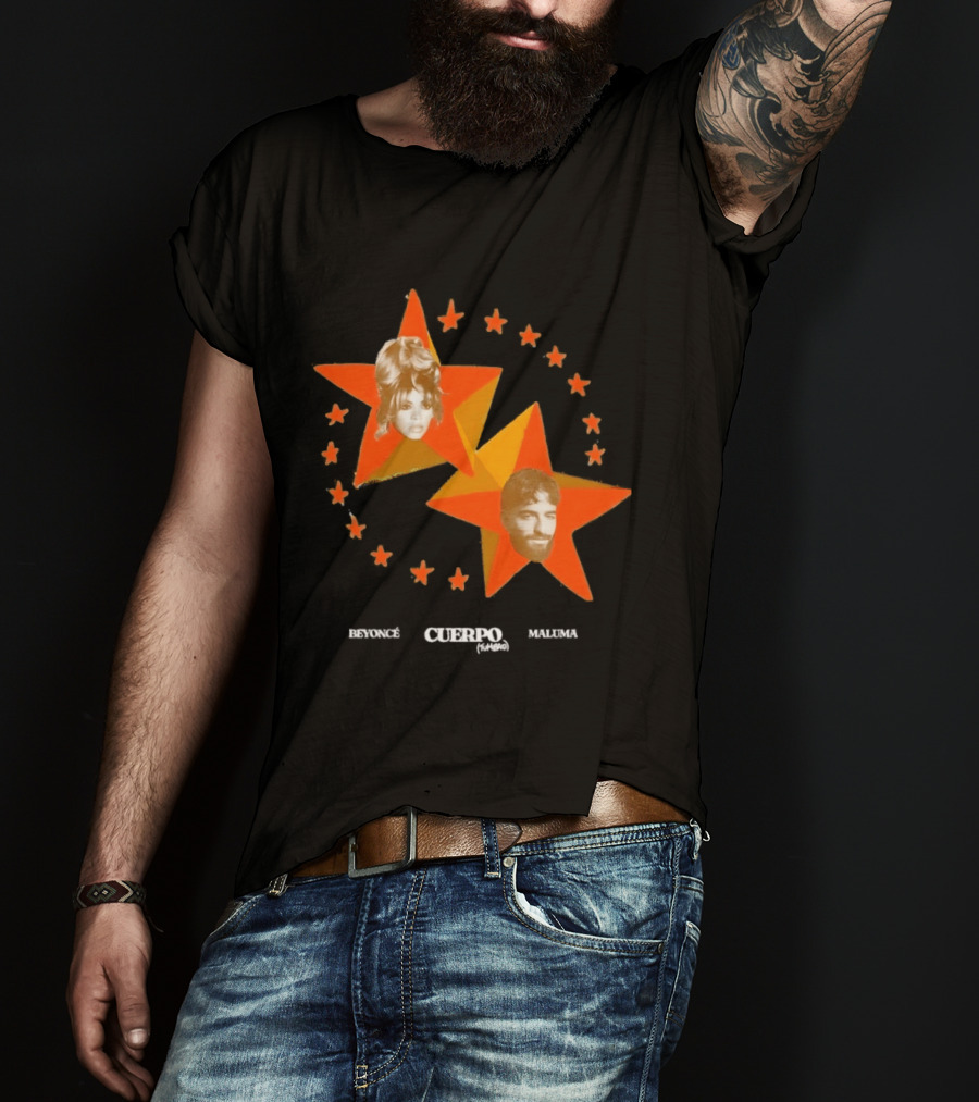 Beyoncé Maluma Cuerpo Tumbao Latin Pop Starry T-Shirt