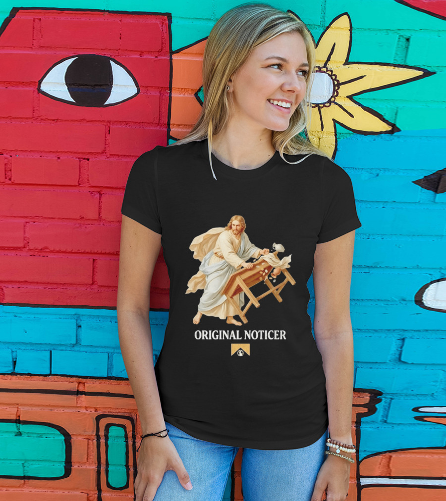Jesus Christ Original Noticer Temple Cleansing Visual T-Shirt