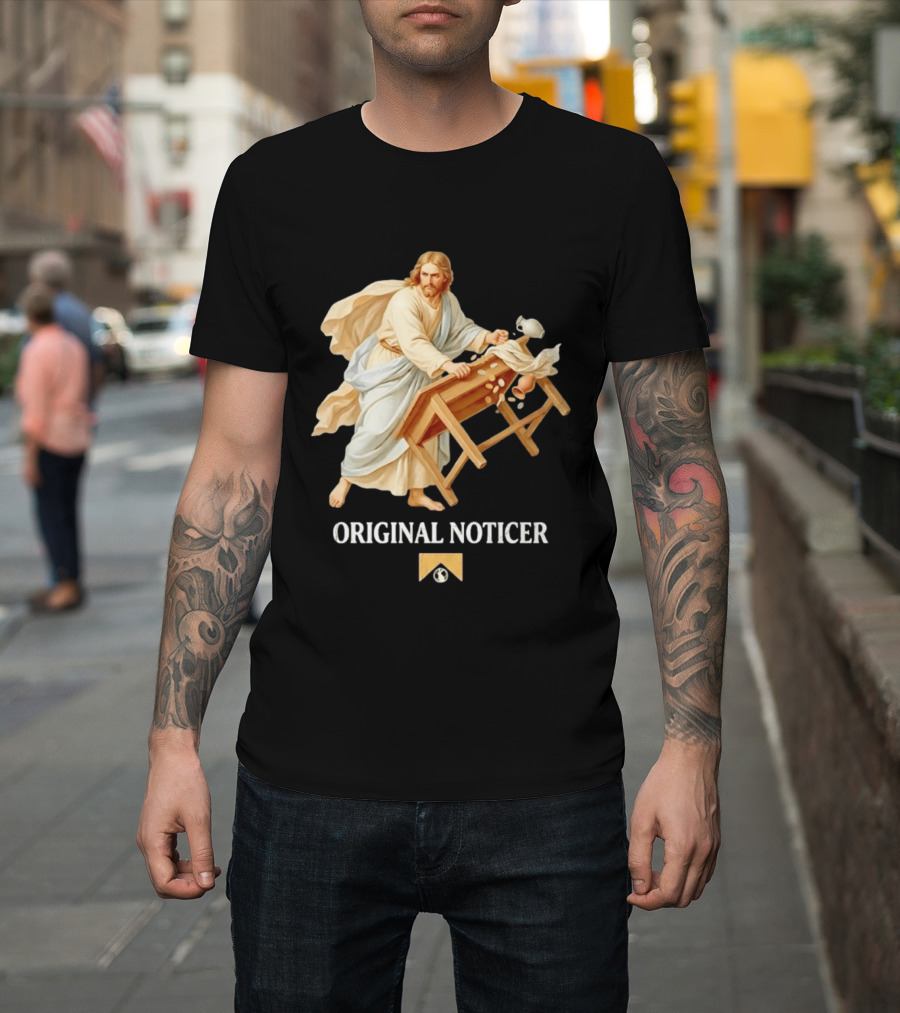 Jesus Christ Original Noticer Temple Cleansing Visual T-Shirt
