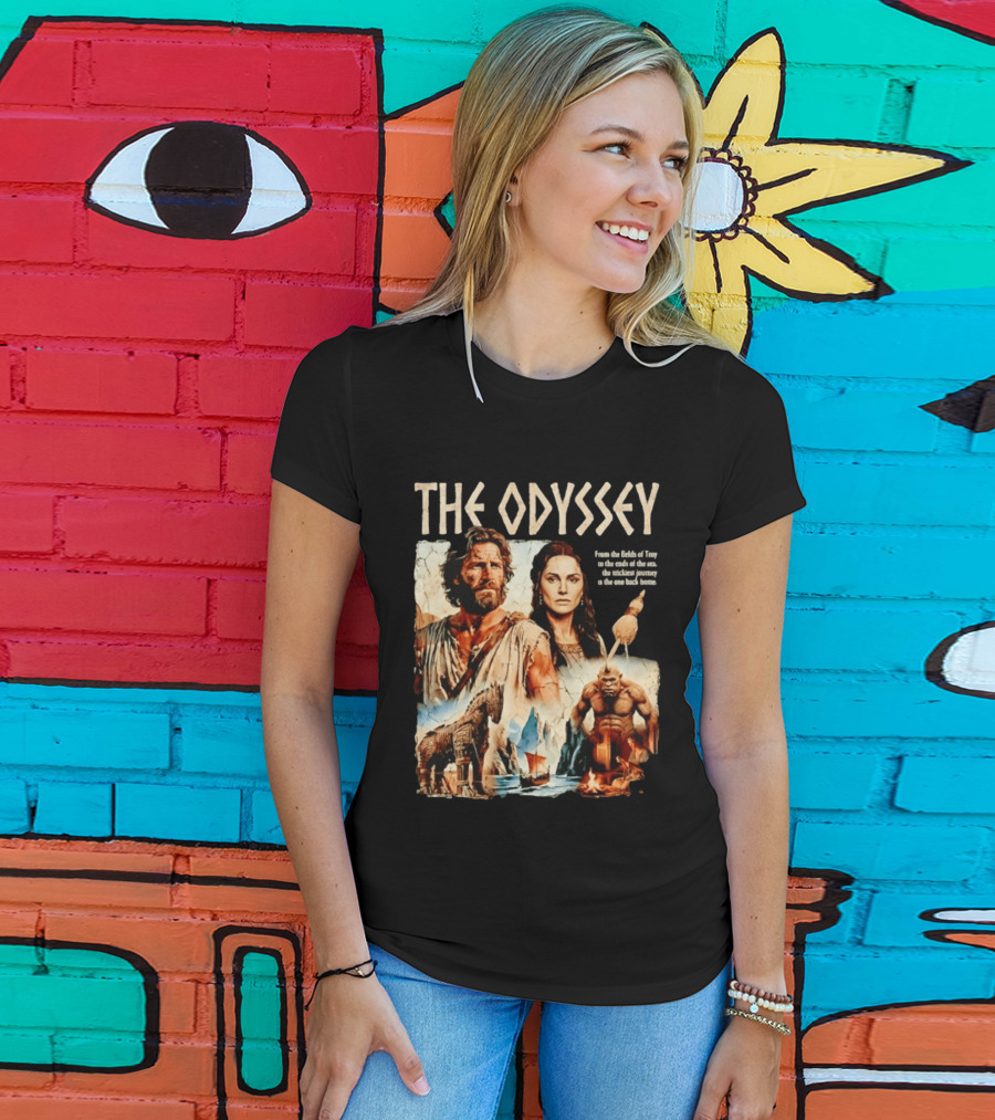 The Odyssey Journey From The Fields Of Troy To The Ends Of The Sea T-Shirt