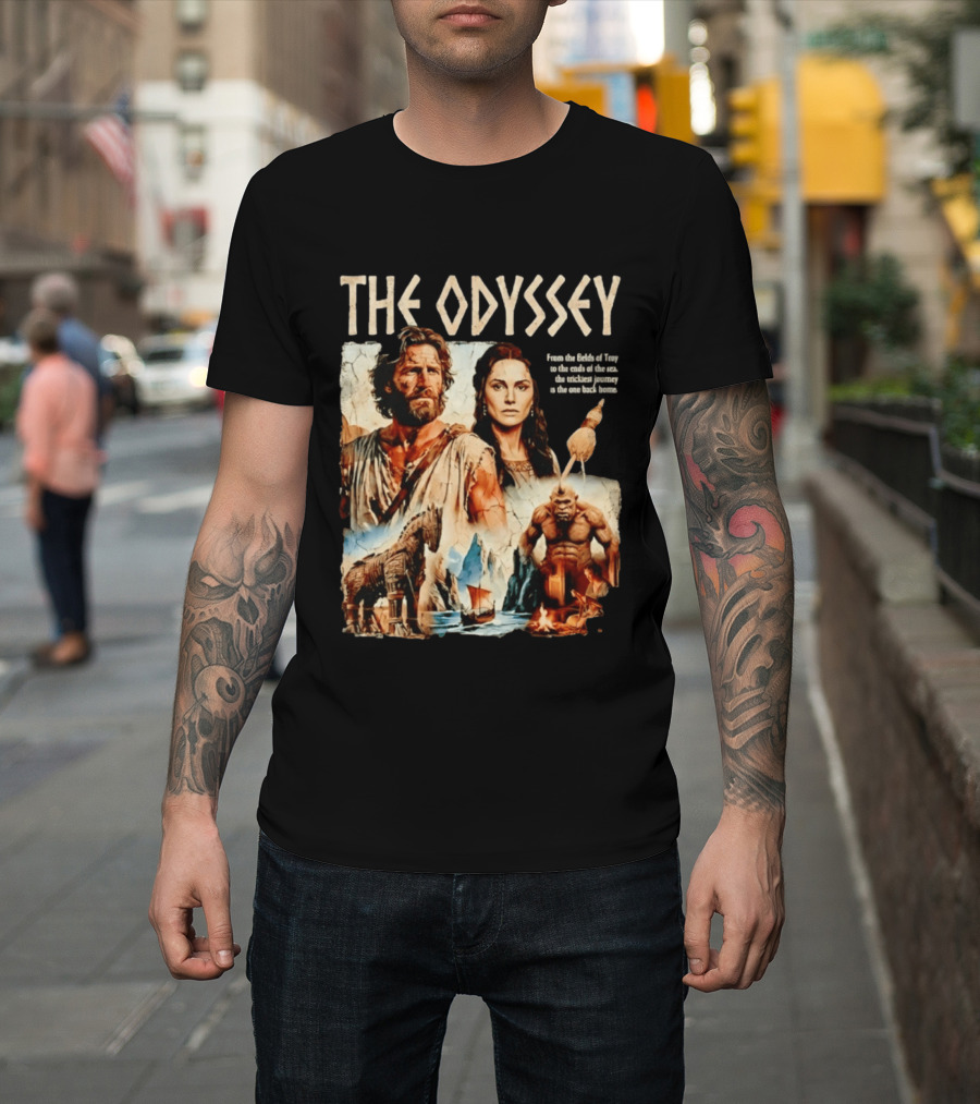 The Odyssey Journey From The Fields Of Troy To The Ends Of The Sea T-Shirt