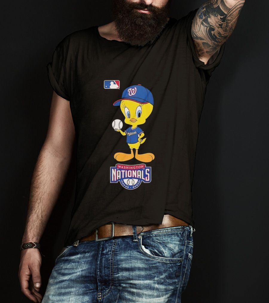 Washington Nationals Tweety Bird Baseball MLB T-Shirt