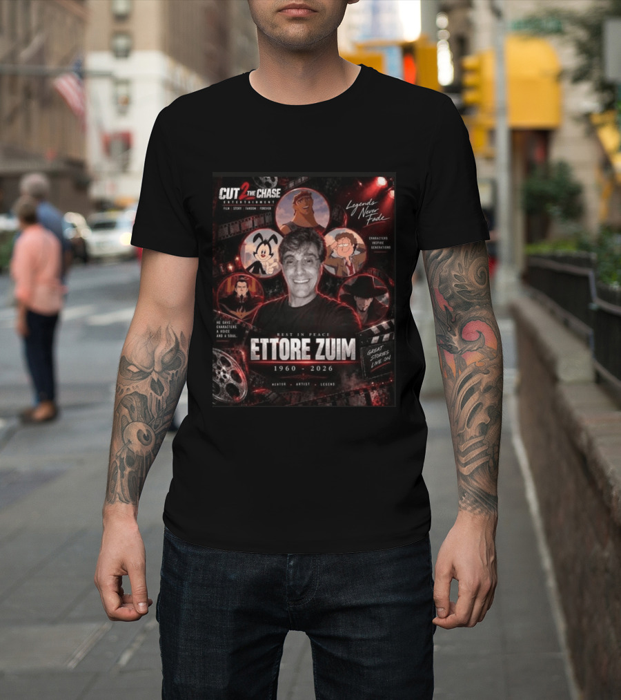 Rest In Peace Ettore Zuim 1960 2026 Mentor Artist Legend Characters Inspire Generations T-Shirt