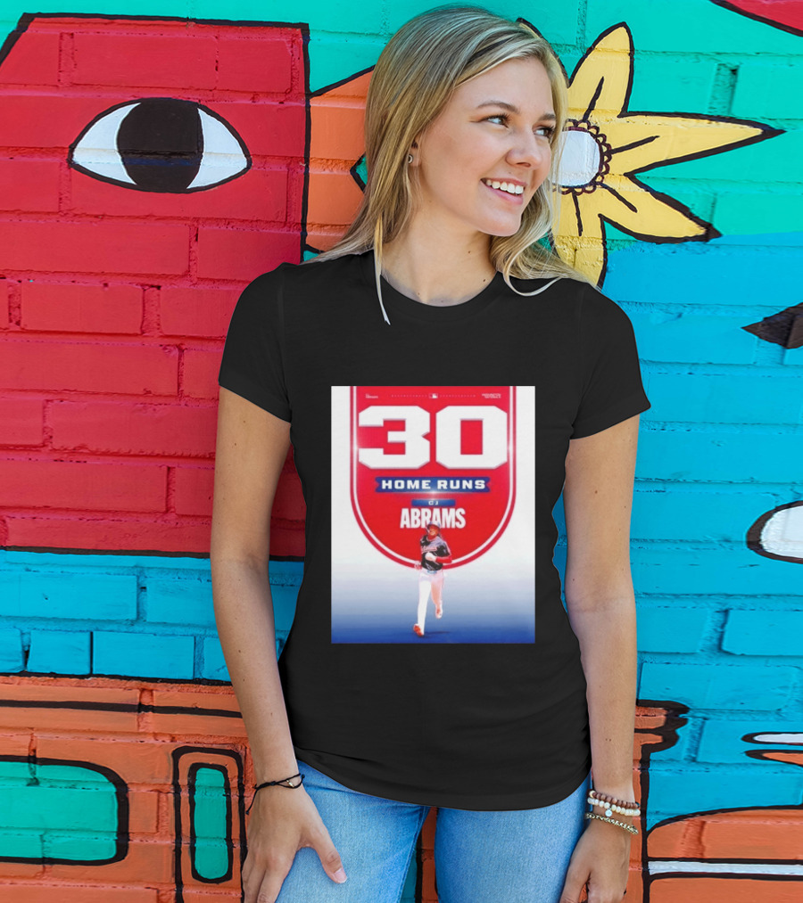 30 Home Runs CJ Abrams Washington Nationals T-Shirt