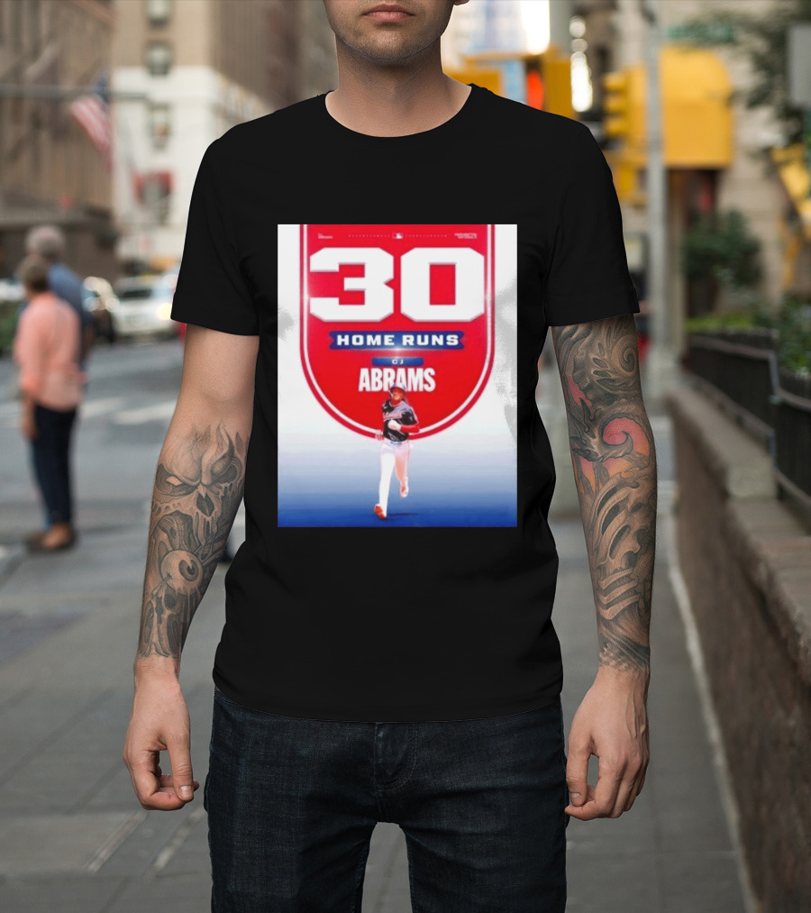 30 Home Runs CJ Abrams Washington Nationals T-Shirt