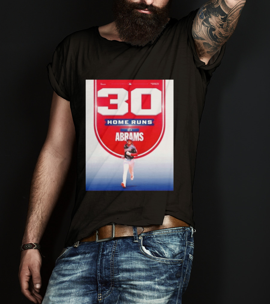 30 Home Runs CJ Abrams Washington Nationals T-Shirt