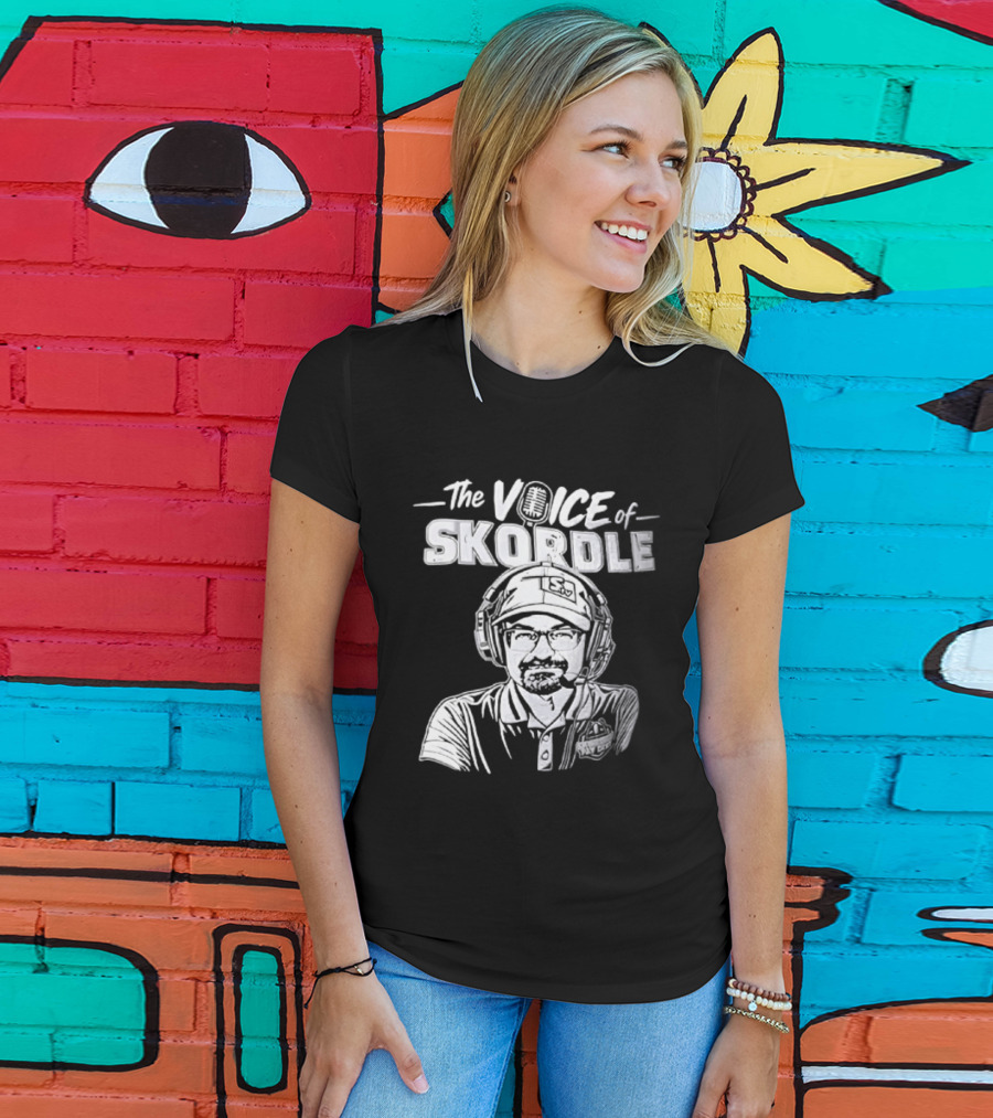The Voice Of Skordle Podcast Broadcaster Sports Commentator T-Shirt