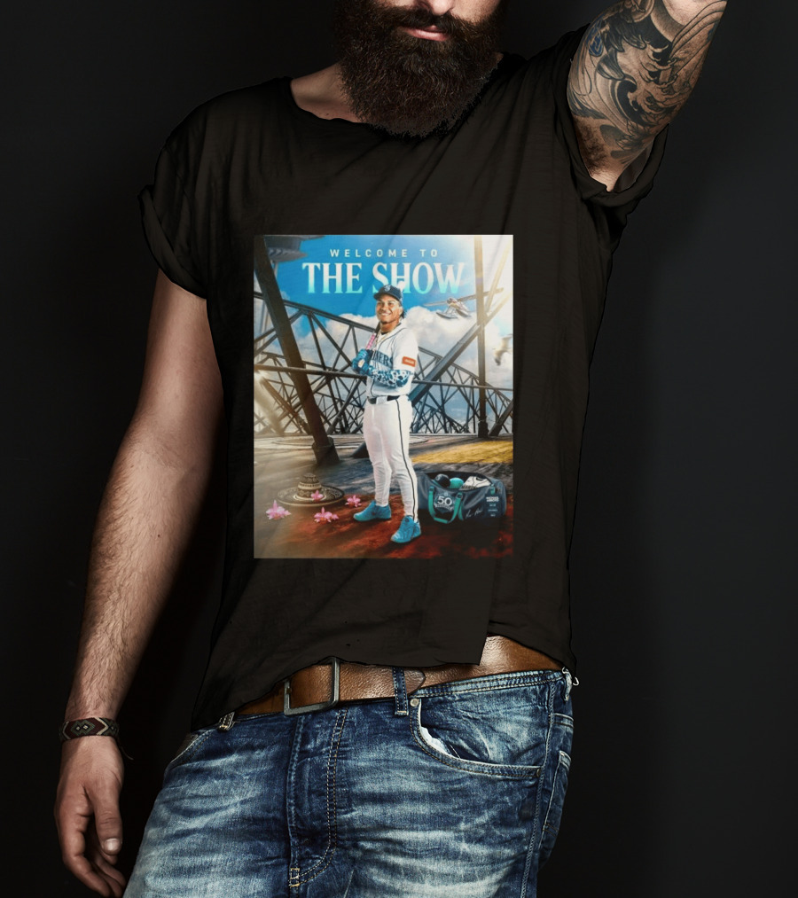 Welcome To The Show Michael Arroyo Mariners 50th Anniversary Baseball T-Shirt