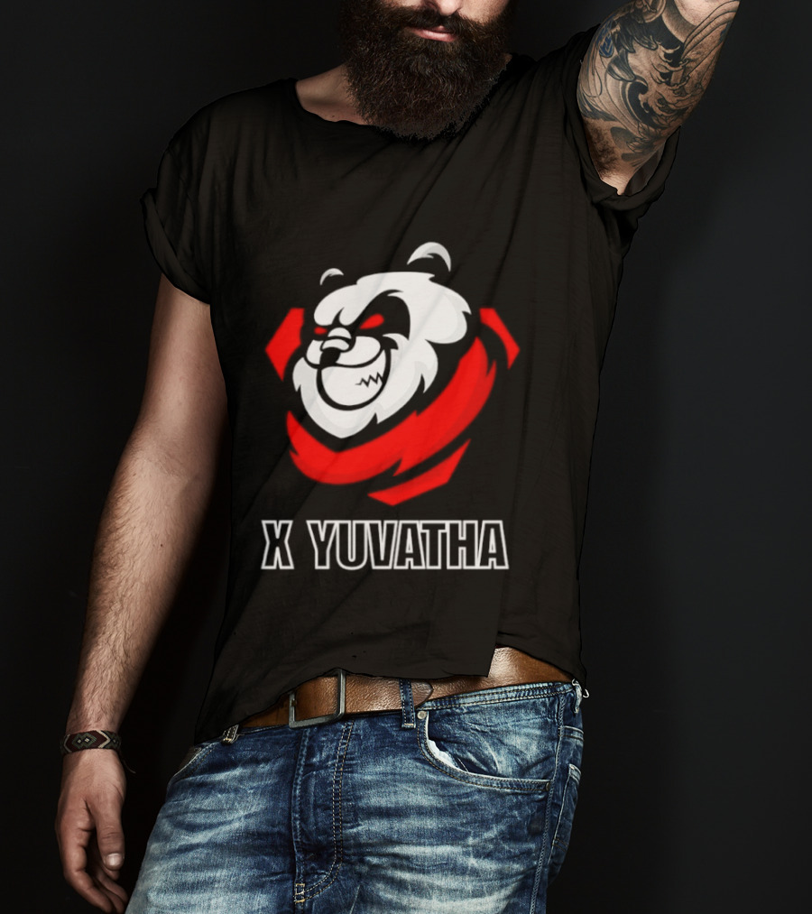 X Yuvatha Panda Gaming Esports T-Shirt