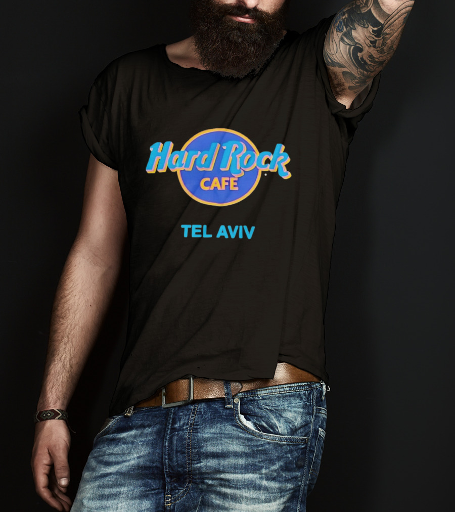 Hard Rock Cafe Tel Aviv Blue Circle T-Shirt