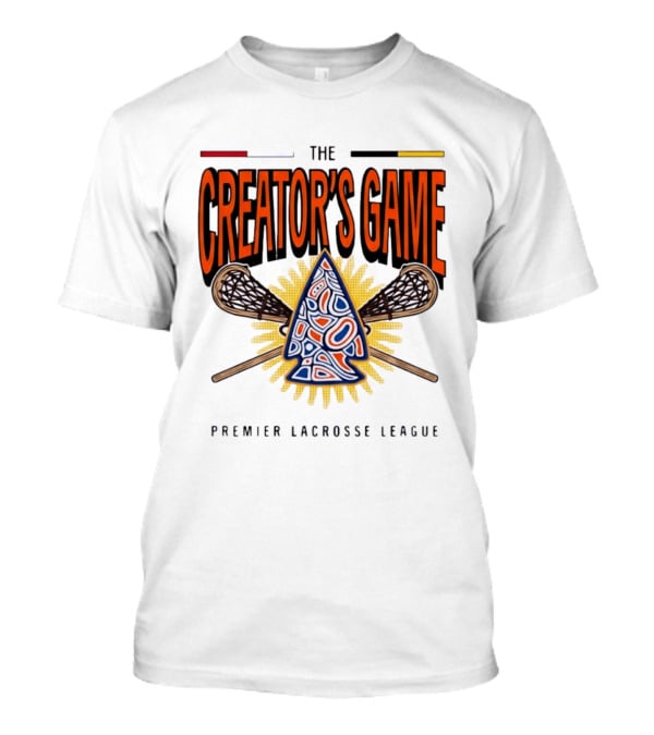 The Creator's Game Premier Lacrosse League Iconic Lacrosse Sticks T-Shirt