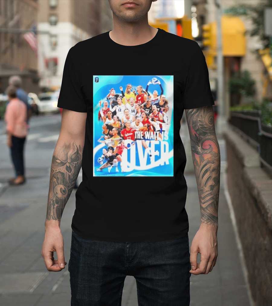 2026 NCAA DI Women's Volleyball Championship The Wait Is Over T-Shirt