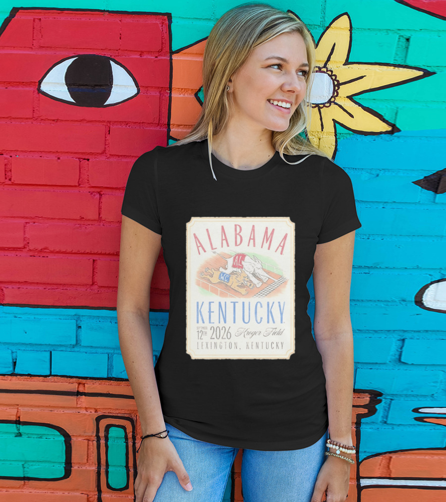 Alabama Vs Kentucky Lexington September 12th 2026 Kroger Field T-Shirt