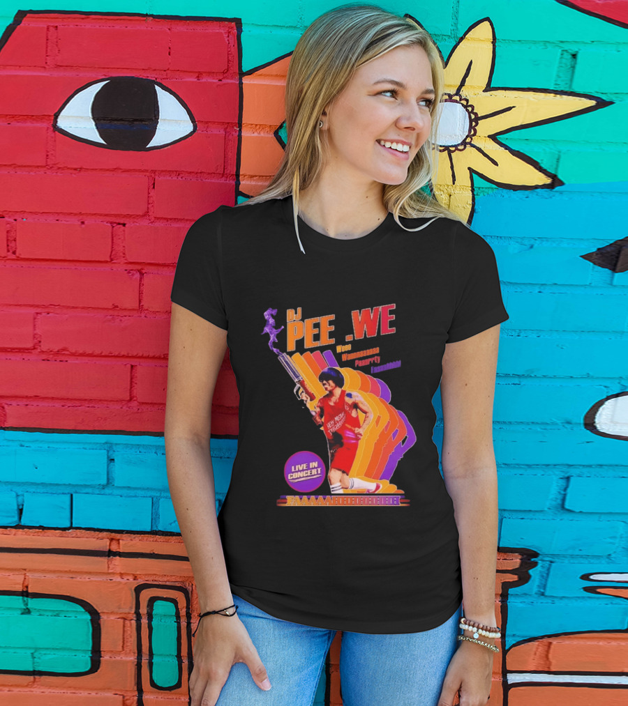 DJ Pee Wee Live In Concert Hey Mister Tequila Weee Wannnaaaaa Paaarrty Faaaahhhh T-Shirt