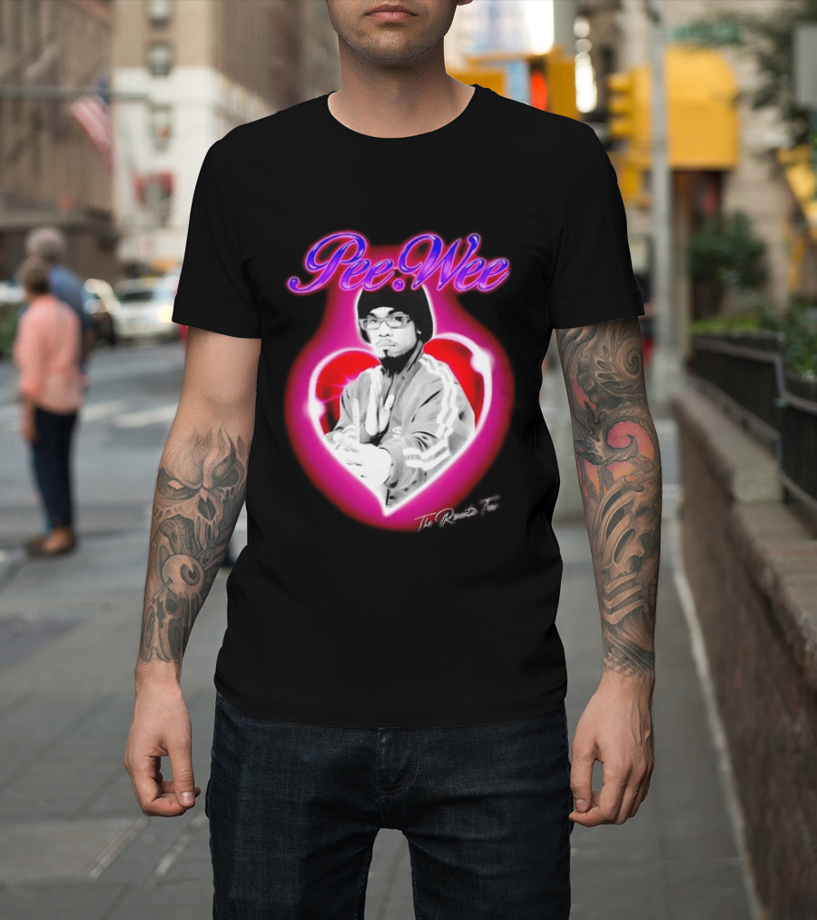 Pee Wee The Romantic Tour Heart Iconic Rap Hip Hop Artist T-Shirt