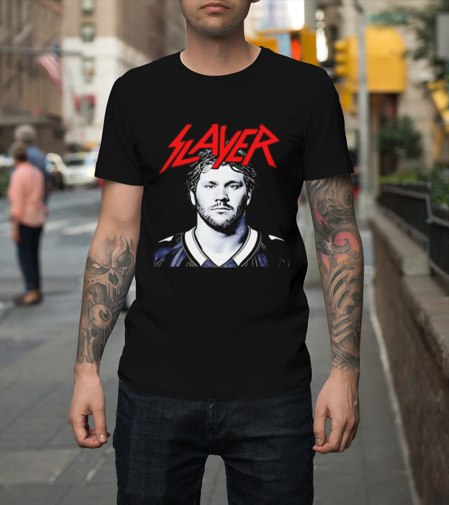 Josh Allen Slayer Buffalo Bills Fan Merchandise T-Shirt