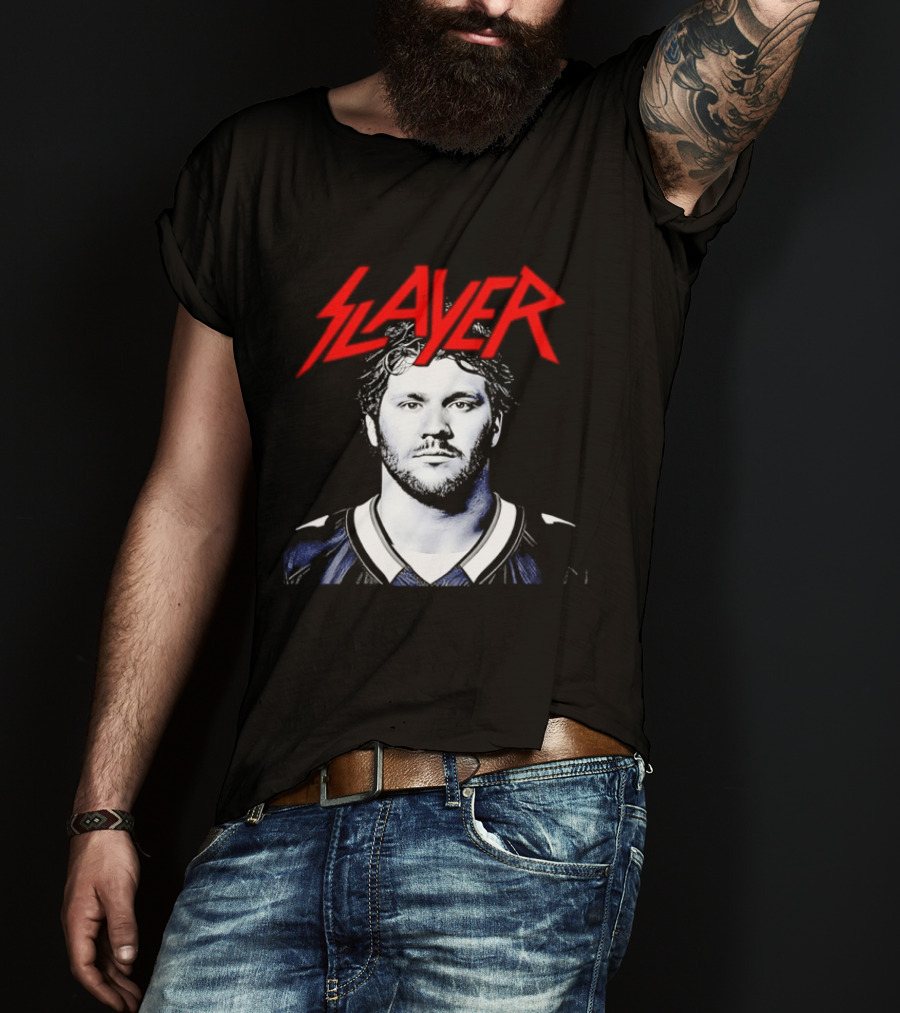 Josh Allen Slayer Buffalo Bills Fan Merchandise T-Shirt